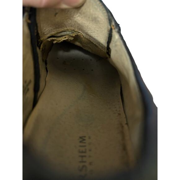 Florsheim Shoes Mens 9 D Casual Lace Up‎ Oxfords 13037-001 Black Leather - Picture 8 of 9